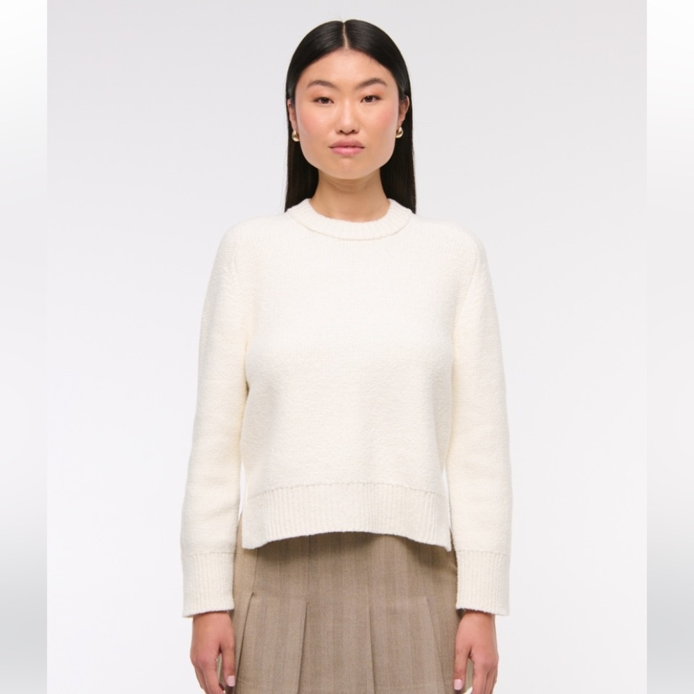Abercrombie Madeline Textural Crew